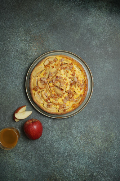 Tarte Normande aux pommes et amandes