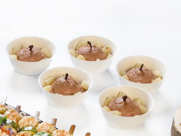 Bowl Mousse au chocolat poire vanillée