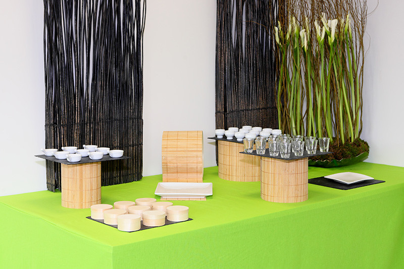 Décoration de table sur le thème du Bois et du Bambou