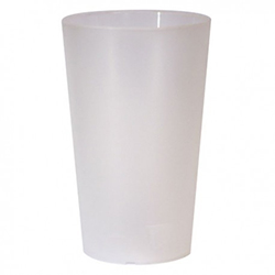 Verre en plastique givré réutilisable (50cl)