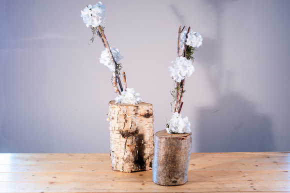Location kit floral en bouleau de Normandie