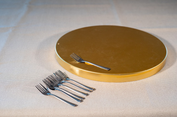 Paquet de 10 fourchettes cocktail inox