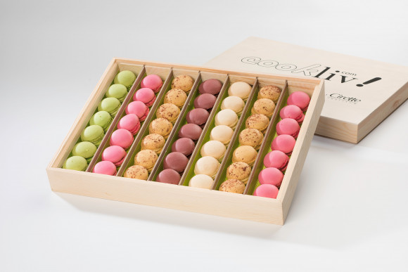 Coffret Petit creux (49 macarons assortis)